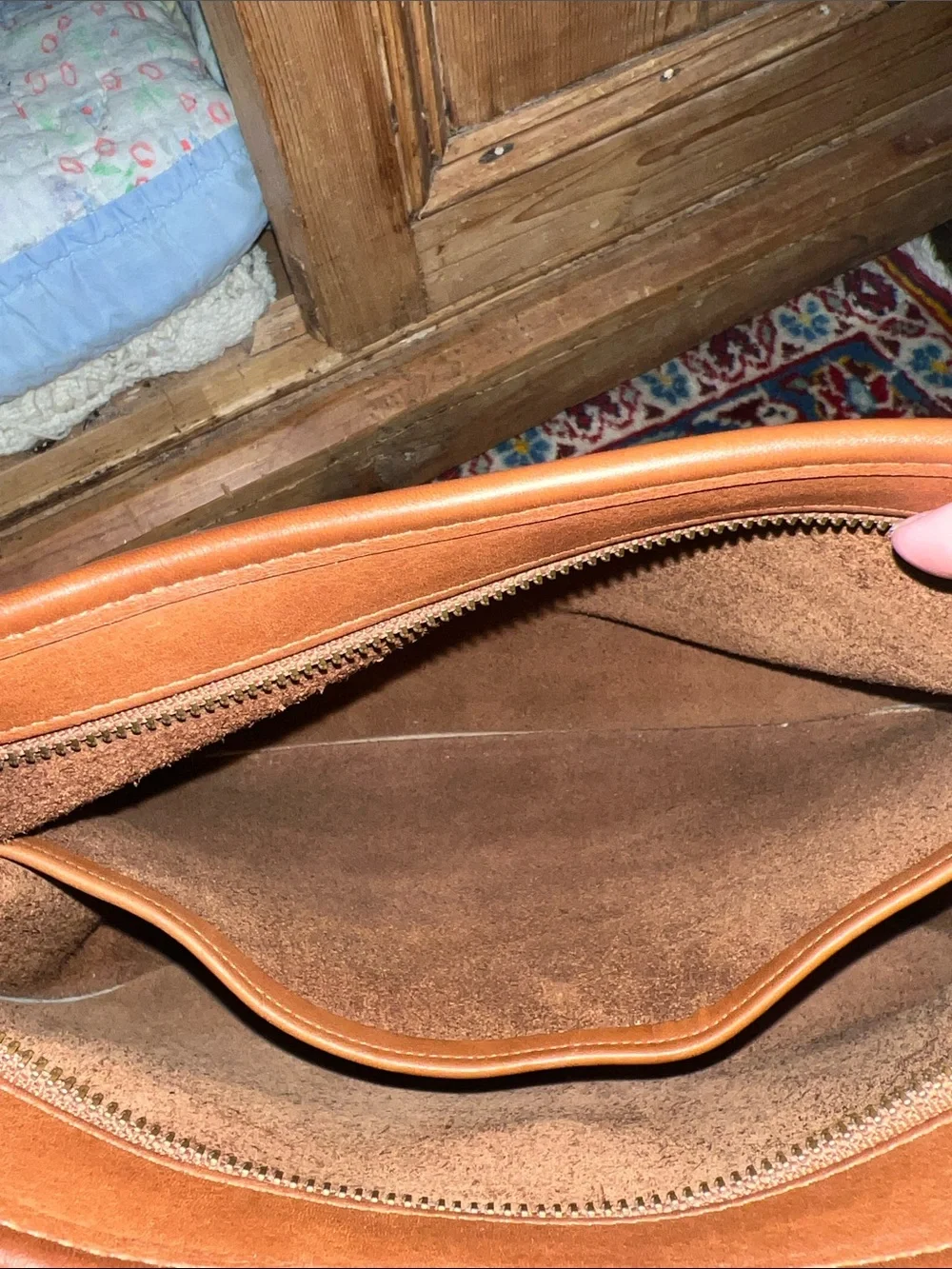 Coach 9980 Taft Crossbody in British Tan Leather